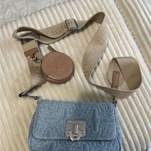 Trussardi Blue and Tan Women's Bag